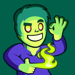 Green avatar.
