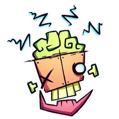 Robot head.