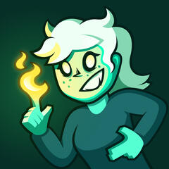 Ghostly avatar.