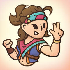 Pirate drawing in a paper style.